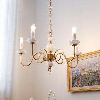 Lustra Lustre Carlita Doré Moderne