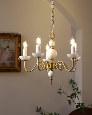 Lustra Lustre Carlita Doré Moderne
