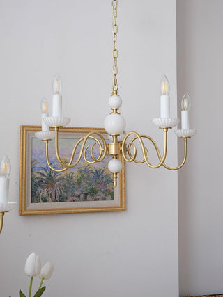 Lustra Lustre Carlita Doré Moderne