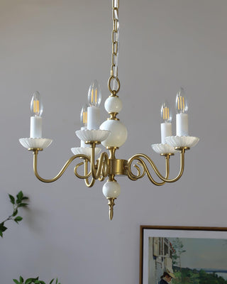 Lustra Lustre Carlita Doré Moderne