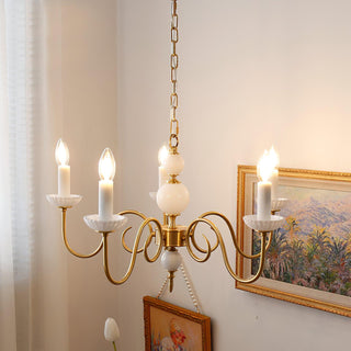 Lustra Lustre Carlita Doré Moderne