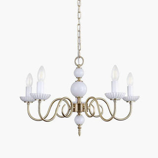 Lustra Lustre Carlita Doré Moderne