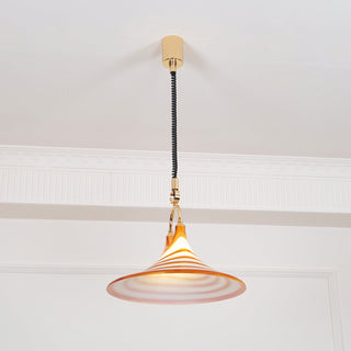 Aria Lustre en Plastique à Créativité Individuelle en Forme de Trompette