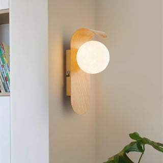 Exuro Applique Murale Intérieure en Couleur Bois/ Couleur Noyer