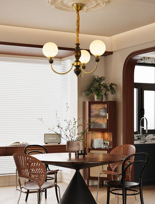 Syvineth Lustre en Bois Premium