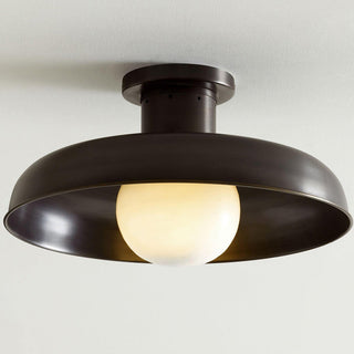 Quasar Lampe de Plafond Semi-Encastrée en Métal et Verre Style Minimaliste Moderne