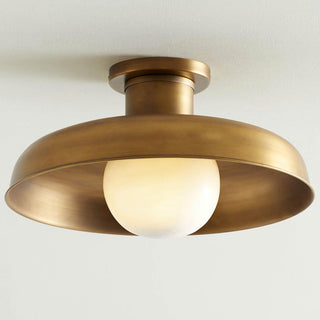 Quasar Lampe de Plafond Semi-Encastrée en Métal et Verre Style Minimaliste Moderne