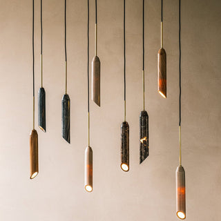 Arise Suspension en Marbre et Travertin Minimaliste Moderne