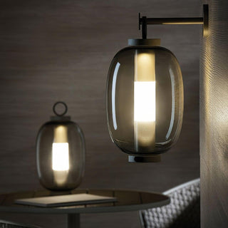 Vanorir Oriental Glass Table Lamp-Neutral Decor
