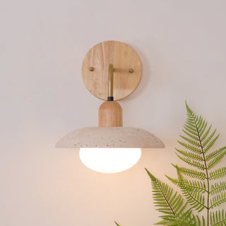 Winel Applique Murale Vintage en Travertin