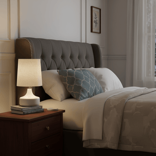 Caroline Ceramic Table Lamp-Neutral Decor