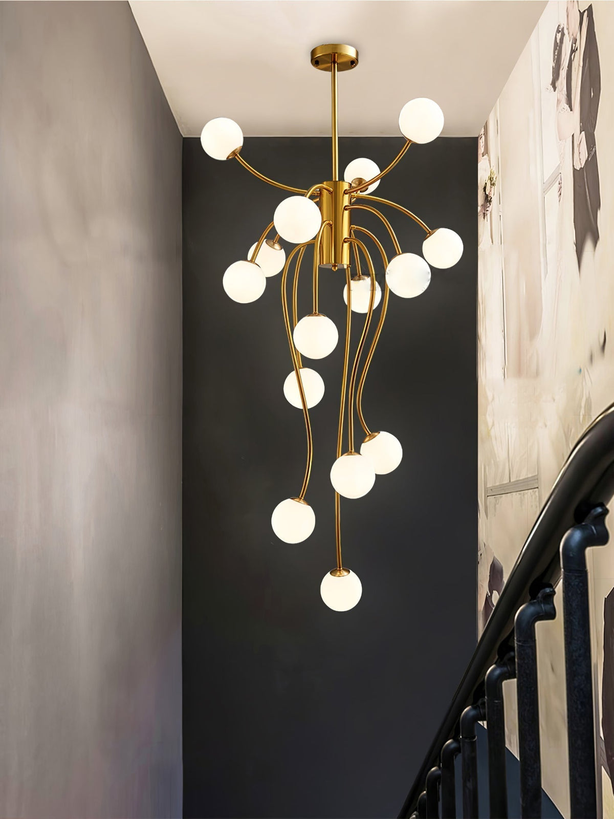 Astralyn Lustre en Laiton Globe