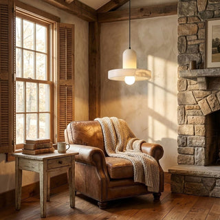 Carrara Alabaster Pendant Lamp-Neutral Decor