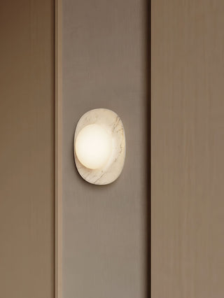 Carrara Cusp Sconce-Neutral Decor