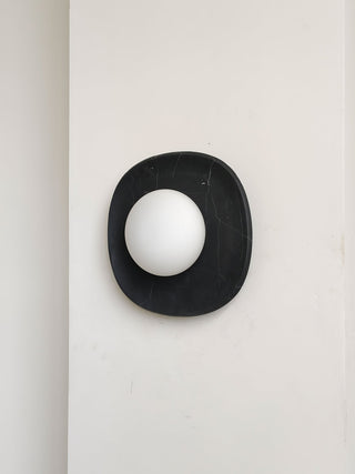 Carrara Cusp Sconce-Neutral Decor