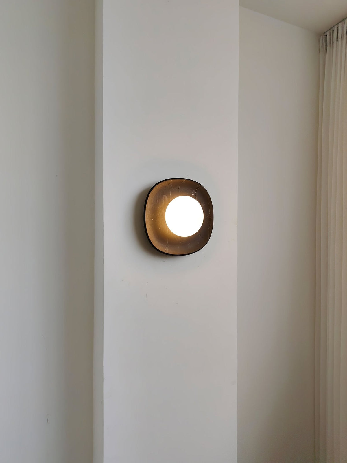 Carrara Cusp Sconce-Neutral Decor