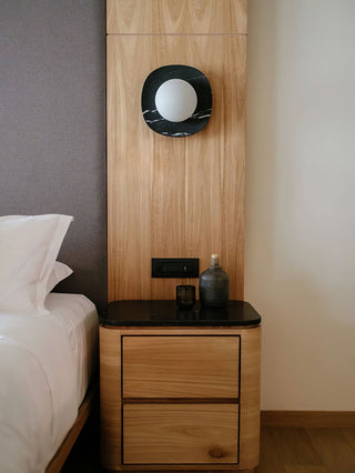 Carrara Cusp Sconce-Neutral Decor