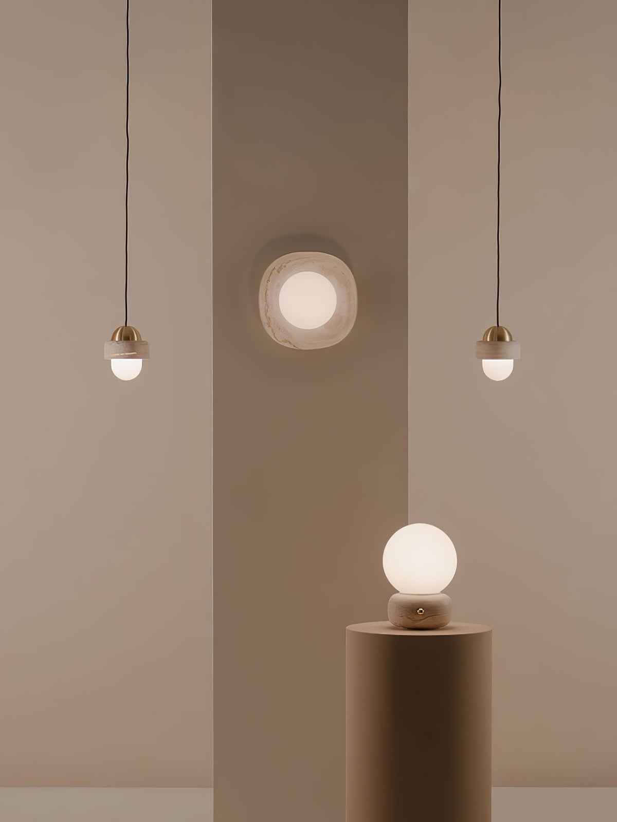 Carrara Cusp Sconce-Neutral Decor