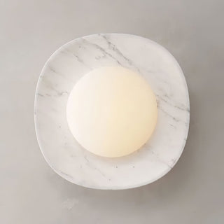 Carrara Cusp Sconce-Neutral Decor