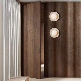 Carrara Cusp Sconce-Neutral Decor