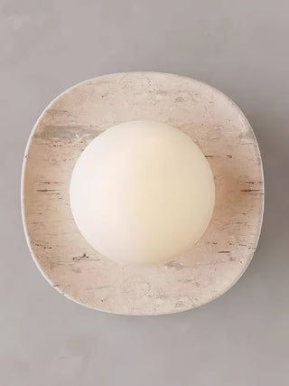 Carrara Cusp Sconce-Neutral Decor