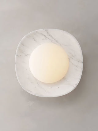 Carrara Cusp Sconce-Neutral Decor