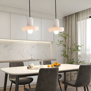 Carrara Alabaster Pendant Lamp-Neutral Decor