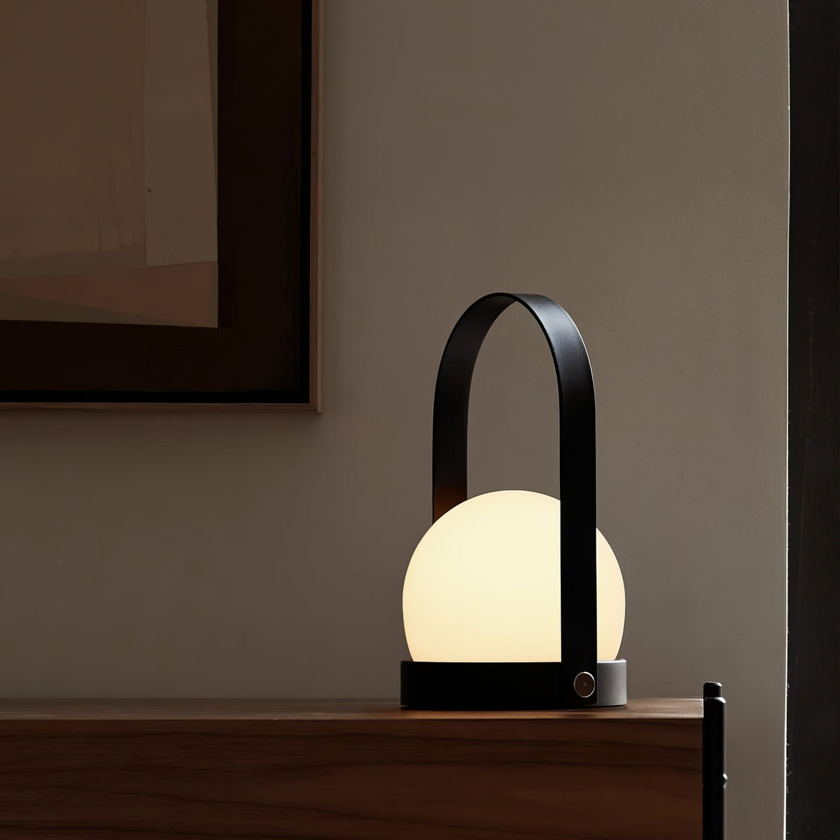 Zenon Lampe de Table en Verre Minimaliste