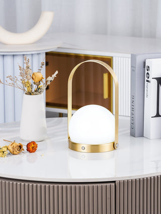 Zenon Lampe de Table en Verre Minimaliste