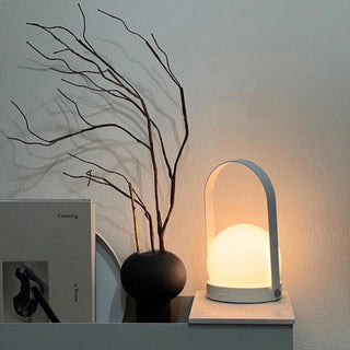 Zenon Lampe de Table en Verre Minimaliste
