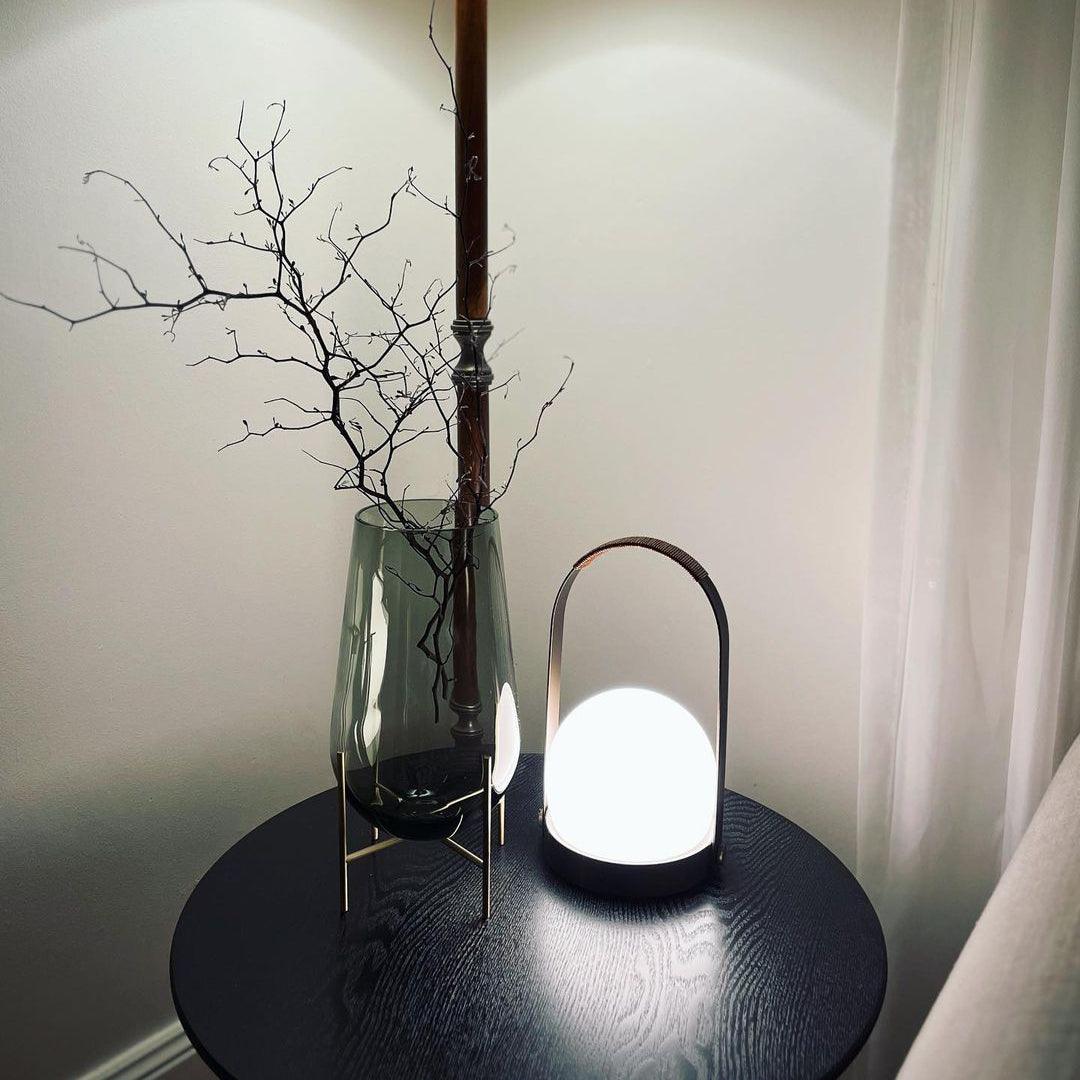 Zenon Lampe de Table en Verre Minimaliste