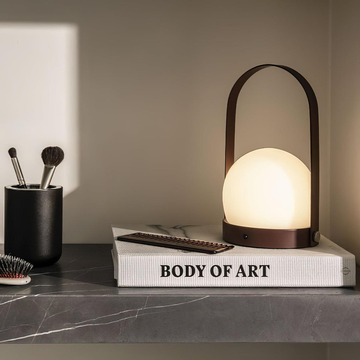 Zenon Lampe de Table en Verre Minimaliste