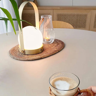 Zenon Lampe de Table en Verre Minimaliste