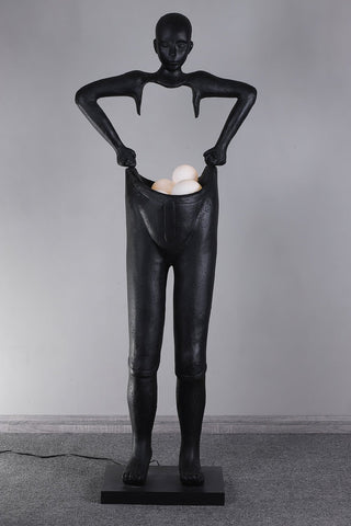 Vamiryra Lampadaire Sculptural Noir