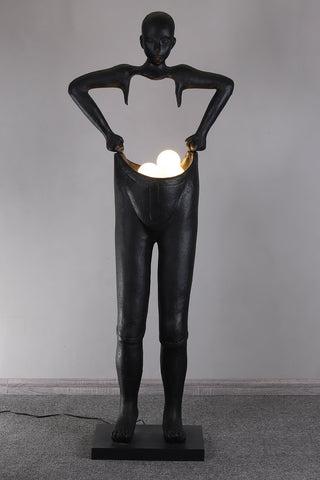 Vamiryra Lampadaire Sculptural Noir