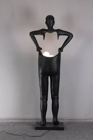 Vamiryra Lampadaire Sculptural Noir