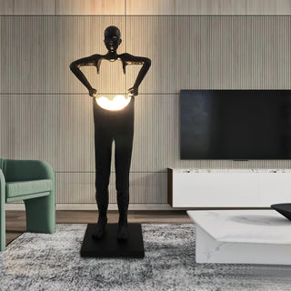 Vamiryra Lampadaire Sculptural Noir
