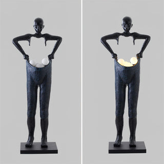Vamiryra Lampadaire Sculptural Noir
