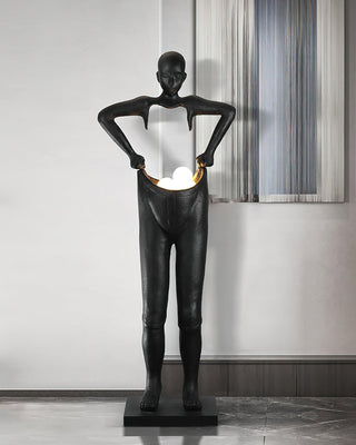 Vamiryra Lampadaire Sculptural Noir