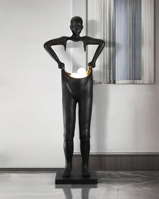 Vamiryra Lampadaire Sculptural Noir