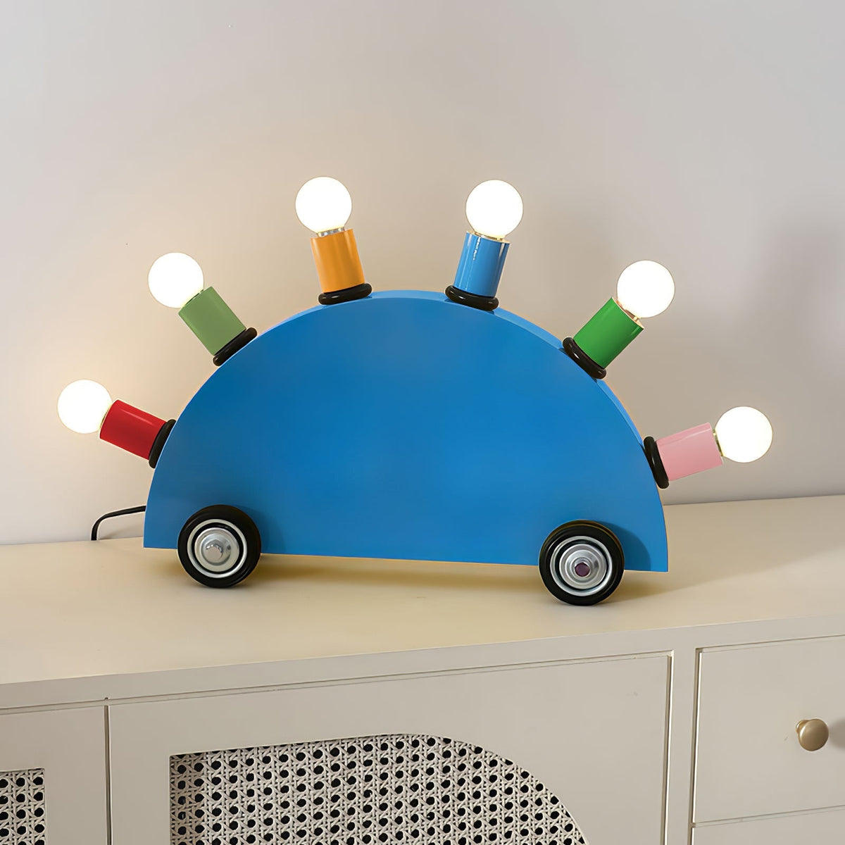 Mirerette Lampe de Table pour Chambre d'Enfant aux Couleurs Vives