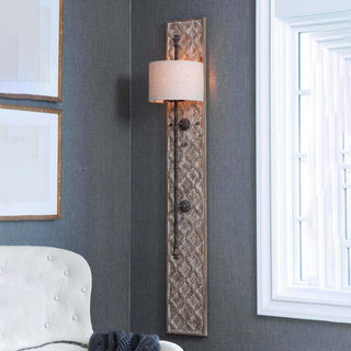 Echo Applique Murale en Bois et Tissu à Créativité Panneau