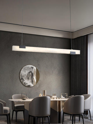 Kaelen Minimaliste Albâtre Linéaire Pendentif Lumière