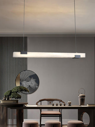 Kaelen Minimaliste Albâtre Linéaire Pendentif Lumière