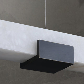 Kaelen Minimaliste Albâtre Linéaire Pendentif Lumière