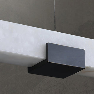 Kaelen Minimaliste Albâtre Linéaire Pendentif Lumière