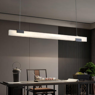 Kaelen Minimaliste Albâtre Linéaire Pendentif Lumière