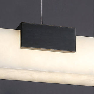 Kaelen Minimaliste Albâtre Linéaire Pendentif Lumière