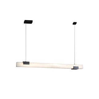 Avert Suspension en Laiton et Albâtre Minimaliste Moderne-Luire