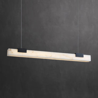 Kaelen Minimaliste Albâtre Linéaire Pendentif Lumière